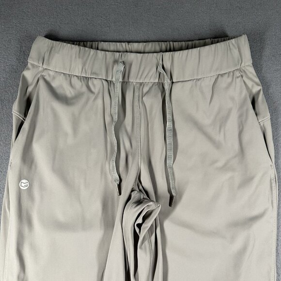 Gradual Pants Mens Medium Gray Athletic Stretch Drawstring Joggers Performance - Picture 4 of 11